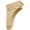 Ekena Millwork 3 3/8"W x 6 3/4"D x 10"H Small Lucan Wood Corbel, Alder CORW03X07X10LUAL - alternate 1